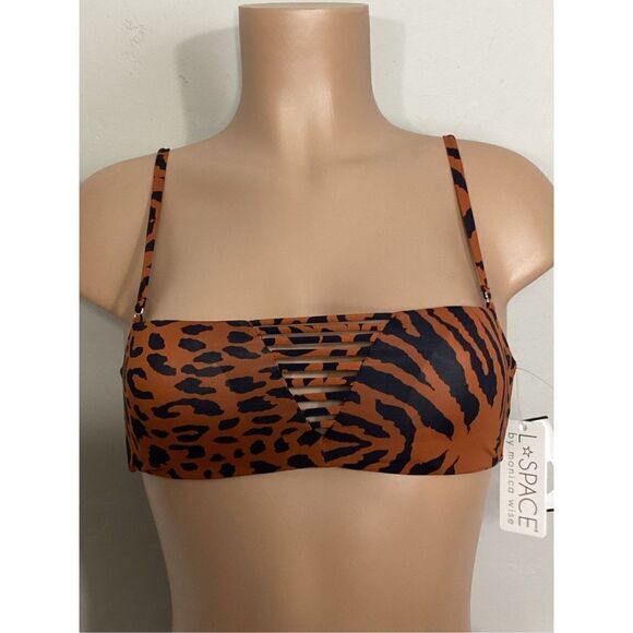 New. L*SPACE animal print bikini. Medium. MSRP $178 - Picture 8 of 9